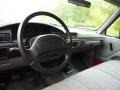  1997 F350 XL Regular Cab Dually Stake Truck Opal Grey Interior