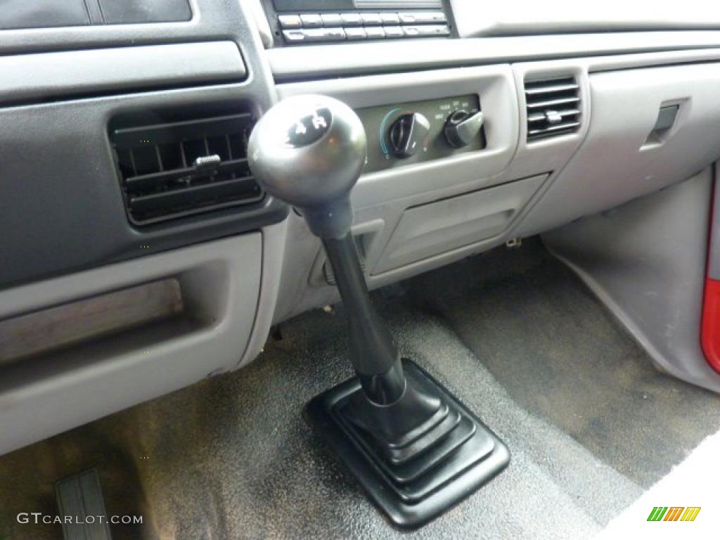 1997 Ford F350 XL Regular Cab Dually Stake Truck 5 Speed Manual Transmission Photo #49407123