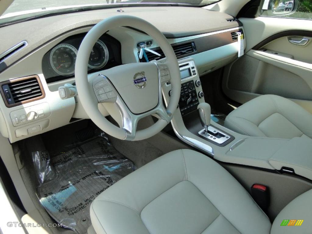 Sandstone Beige Interior 2011 Volvo S80 3.2 Photo #49407816