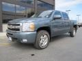 2007 Blue Granite Metallic Chevrolet Silverado 1500 LTZ Crew Cab 4x4  photo #1