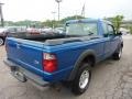 2001 Bright Island Blue Metallic Ford Ranger XLT SuperCab 4x4  photo #4