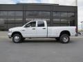 2008 Bright White Dodge Ram 3500 Big Horn Edition Quad Cab 4x4 Dually  photo #2