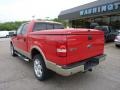 2008 Bright Red Ford F150 Lariat SuperCrew 4x4  photo #2