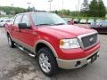 2008 Bright Red Ford F150 Lariat SuperCrew 4x4  photo #6