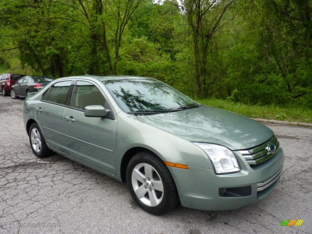 2008 Fusion SE - Moss Green Metallic / Charcoal Black photo #1