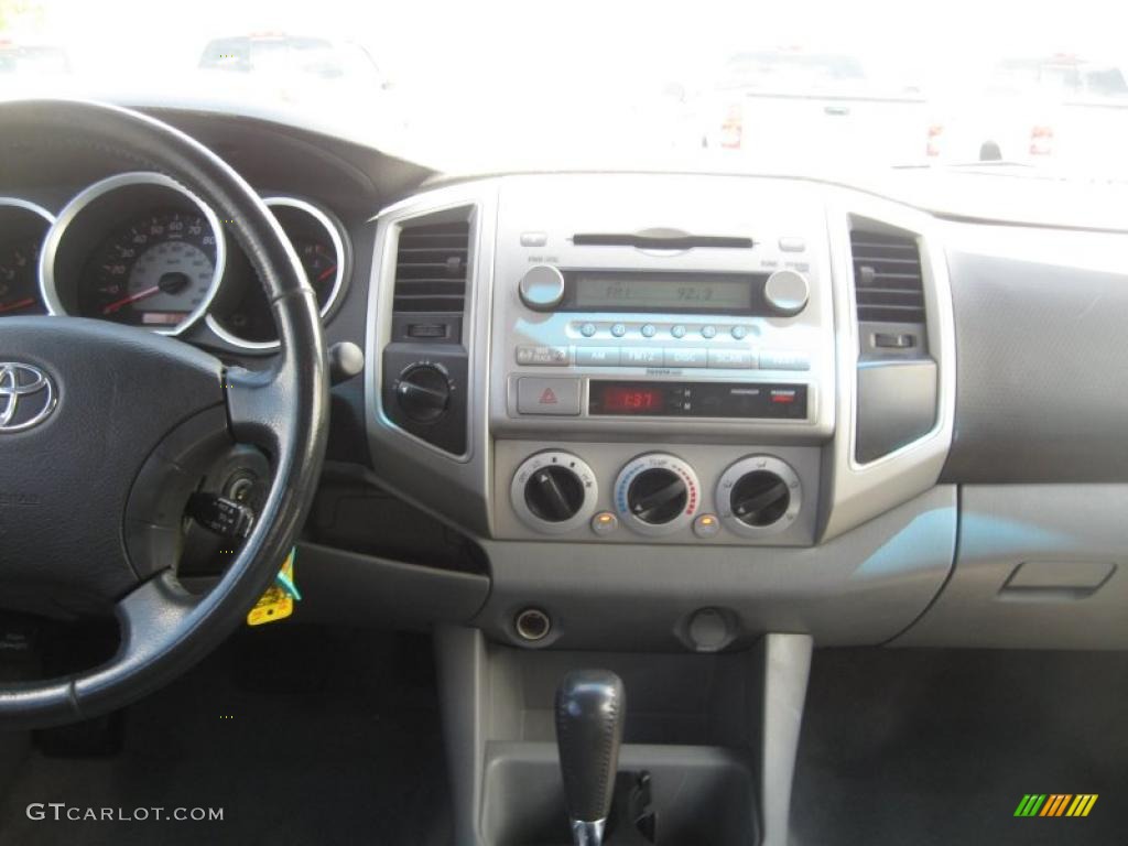 2007 Tacoma V6 TRD Double Cab 4x4 - Black Sand Pearl / Graphite Gray photo #10