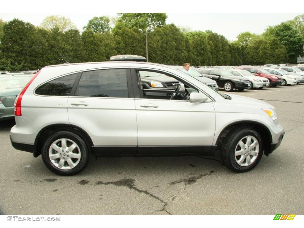 2009 CR-V EX-L 4WD - Alabaster Silver Metallic / Gray photo #4