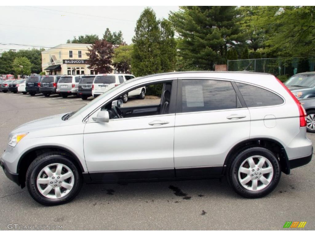 2009 CR-V EX-L 4WD - Alabaster Silver Metallic / Gray photo #10