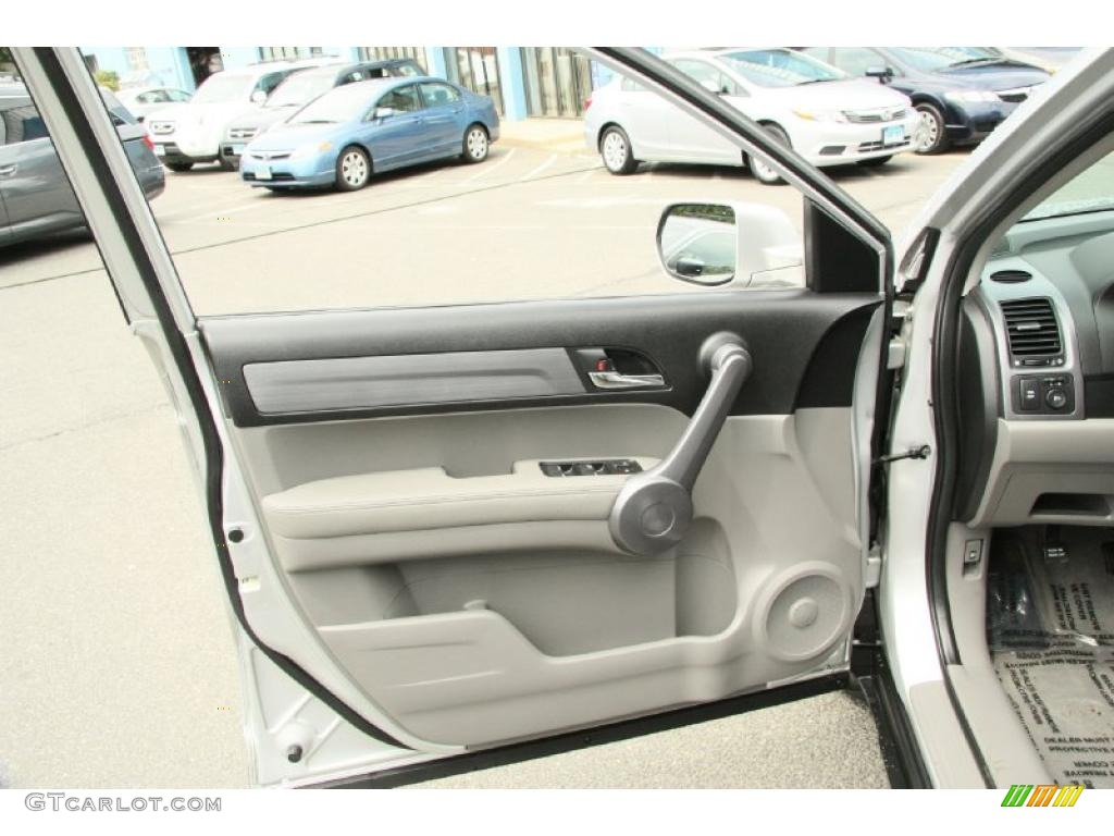 2009 CR-V EX-L 4WD - Alabaster Silver Metallic / Gray photo #13