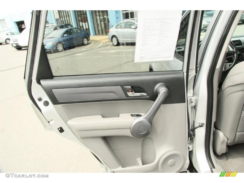 2009 CR-V EX-L 4WD - Alabaster Silver Metallic / Gray photo #14