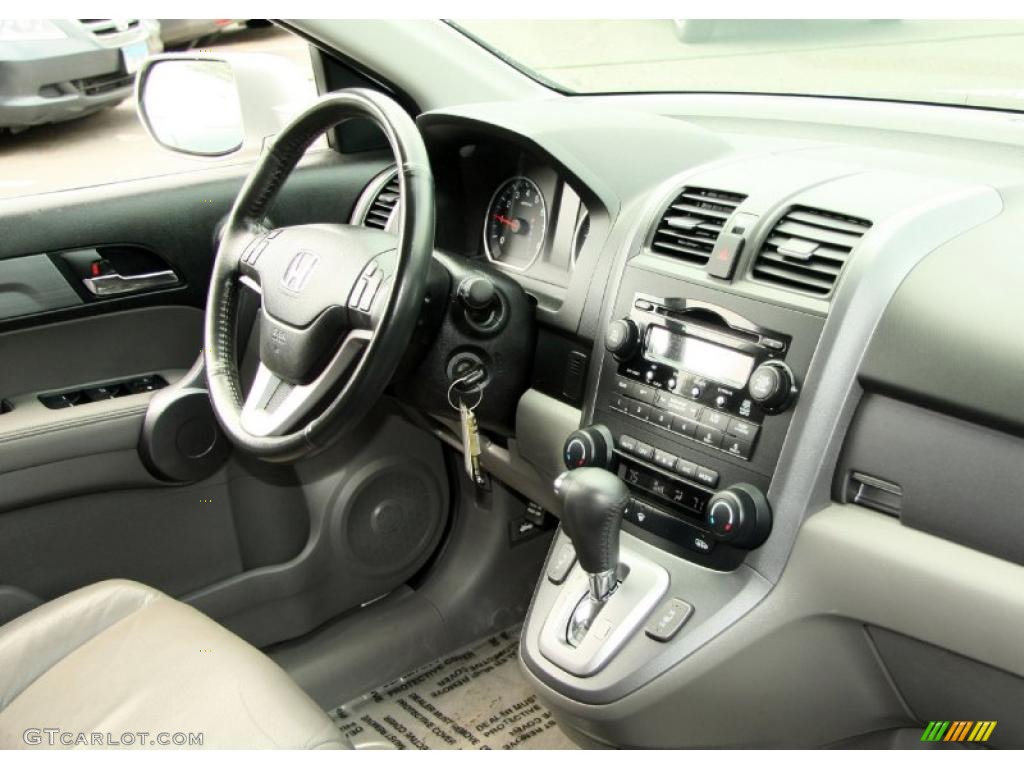 2009 CR-V EX-L 4WD - Alabaster Silver Metallic / Gray photo #21