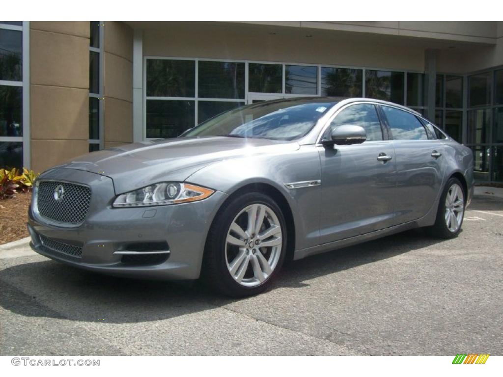 Lunar Grey Metallic 2011 Jaguar XJ XJL Exterior Photo #49412772