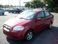 2010 Sport Red Chevrolet Aveo LT Sedan  photo #1