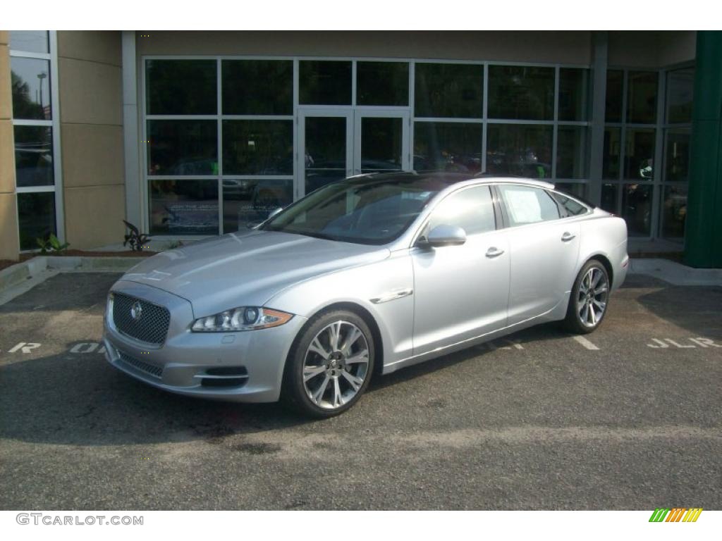 2011 XJ XJL - Liquid Silver Metallic / Ivory/Oyster photo #2