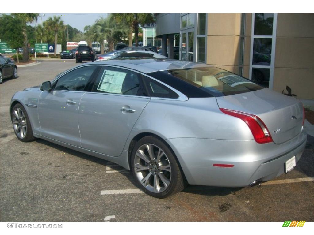 2011 XJ XJL - Liquid Silver Metallic / Ivory/Oyster photo #7