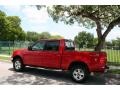 2002 Bright Red Ford F150 Lariat SuperCrew 4x4  photo #4