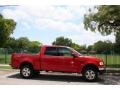 2002 Bright Red Ford F150 Lariat SuperCrew 4x4  photo #10