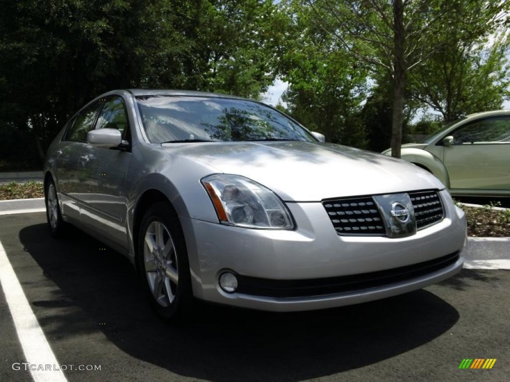 Liquid Silver Metallic Nissan Maxima