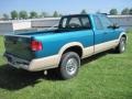 1995 Bright Teal Metallic Chevrolet S10 LS Extended Cab 4x4  photo #8