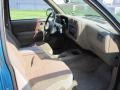 Tan 1995 Chevrolet S10 LS Extended Cab 4x4 Interior Color