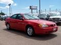 2002 Bright Red Pontiac Grand Am SE Sedan  photo #3