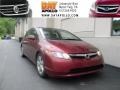 2007 Tango Red Pearl Honda Civic EX Sedan  photo #1