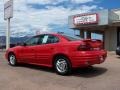 2002 Bright Red Pontiac Grand Am SE Sedan  photo #7