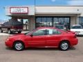 2002 Bright Red Pontiac Grand Am SE Sedan  photo #8