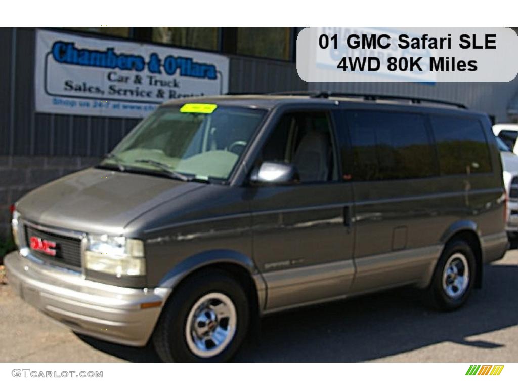 2001 Safari SLE AWD - Storm Gray Metallic / Pewter photo #1