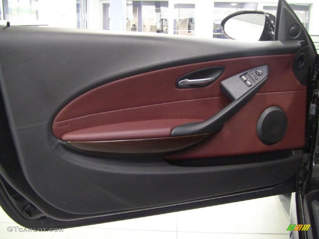 2008 BMW M6 Coupe Indianapolis Red Door Panel Photo #49415458