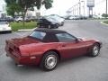 1986 Dark Red Metallic Chevrolet Corvette Convertible  photo #16