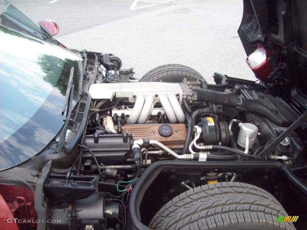 1986 Chevrolet Corvette Convertible 5.7 Liter TPI OHV 16-Valve V8 Engine Photo #49416394