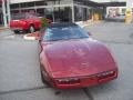 1986 Dark Red Metallic Chevrolet Corvette Convertible  photo #23