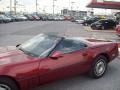 1986 Dark Red Metallic Chevrolet Corvette Convertible  photo #25