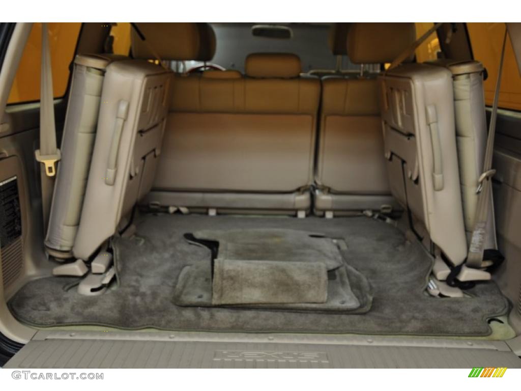 2001 LX 470 - Riverrock Green Metallic / Ivory photo #14