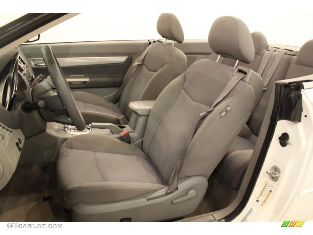 Dark Slate Gray/Light Slate Gray Interior 2008 Chrysler Sebring Touring Convertible Photo #49417489