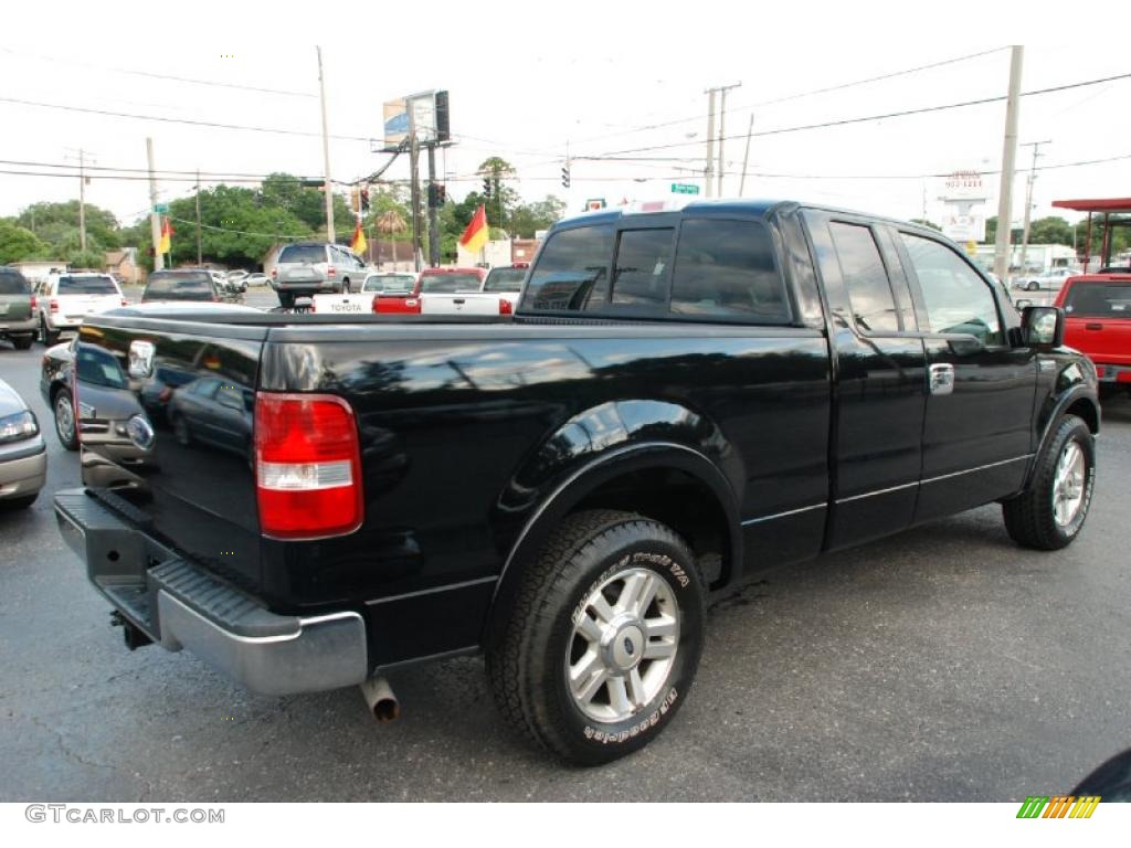 2004 F150 Lariat SuperCab - Black / Tan photo #9