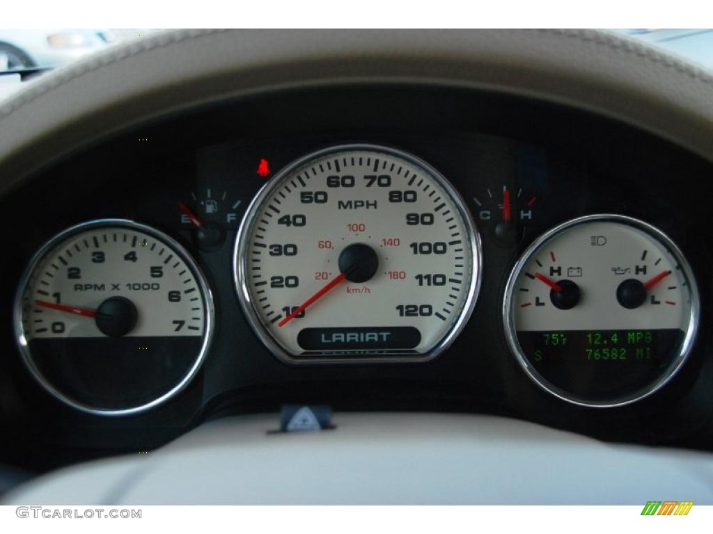 2004 F150 Lariat SuperCab - Black / Tan photo #13