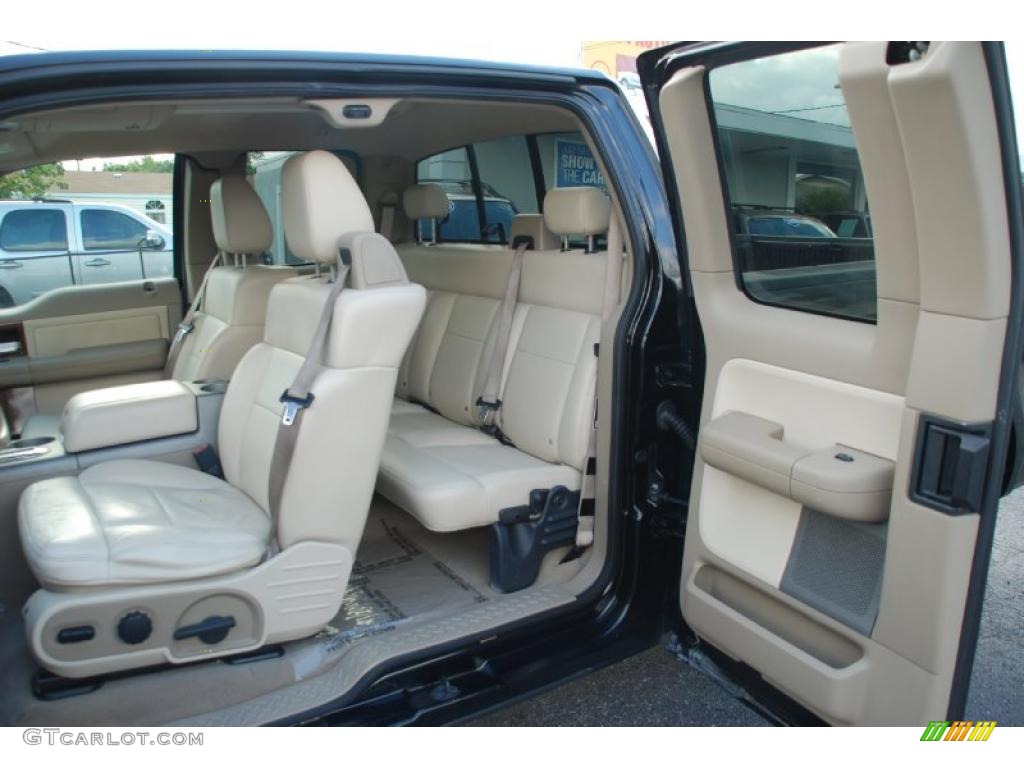 2004 F150 Lariat SuperCab - Black / Tan photo #25