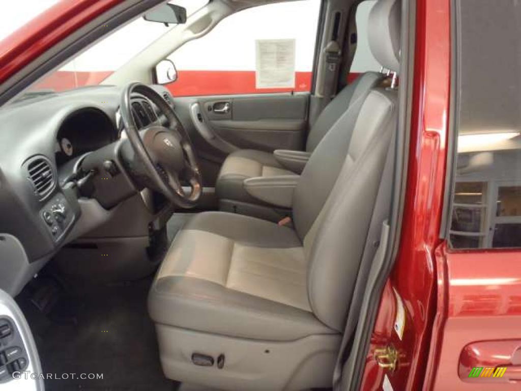 2006 Grand Caravan SXT - Inferno Red Crystal Pearl / Dark Khaki/Light Graystone photo #21