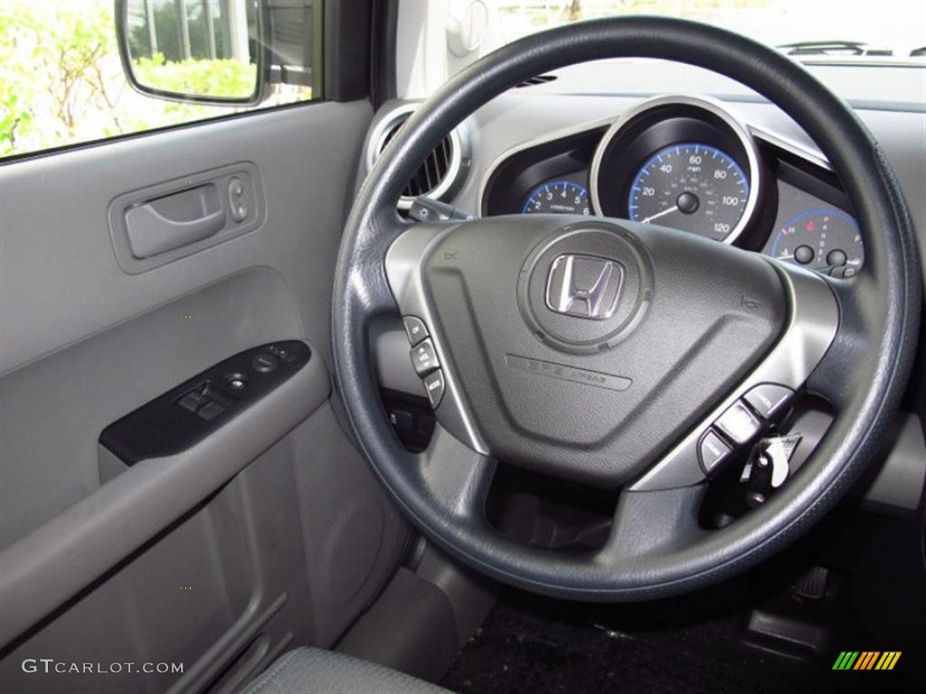 2011 Honda Element EX 4WD Gray Steering Wheel Photo #49420027