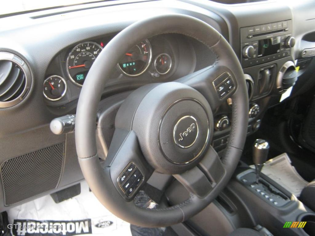 2011 Wrangler Sport S 4x4 - Black / Black photo #10