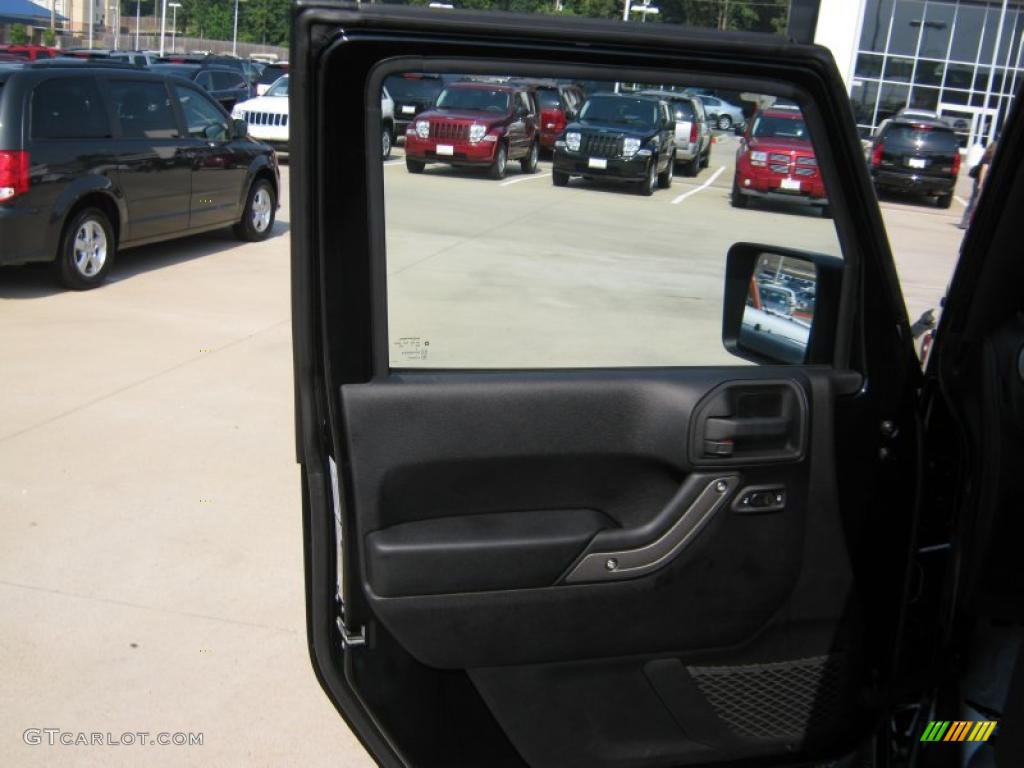 2011 Wrangler Sport S 4x4 - Black / Black photo #16