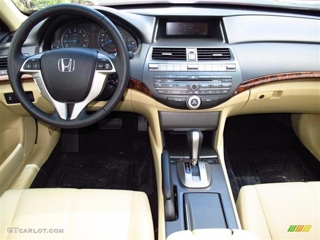 2011 Honda Accord Crosstour EX-L 4WD Ivory Dashboard Photo #49420165