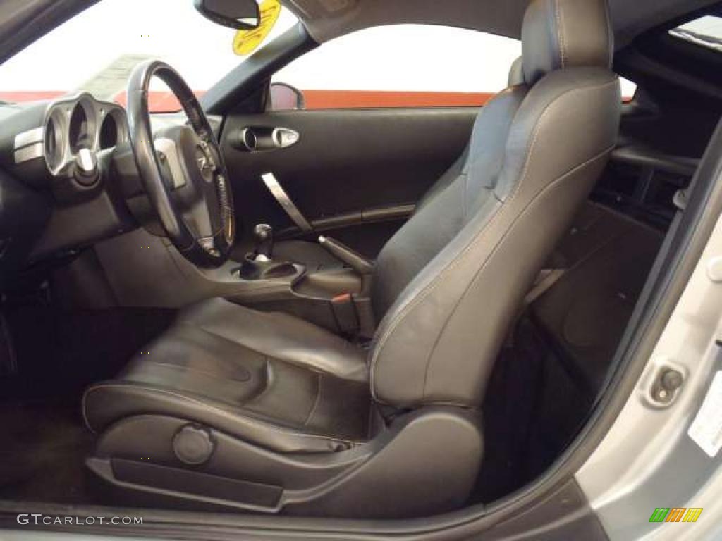 Charcoal Interior 2003 Nissan 350Z Touring Coupe Photo #49420228