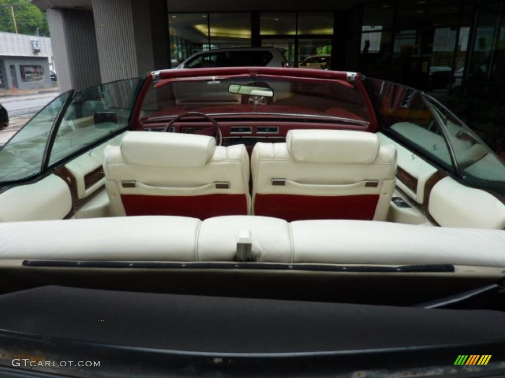 White Interior 1976 Cadillac Eldorado Convertible Photo #49420384