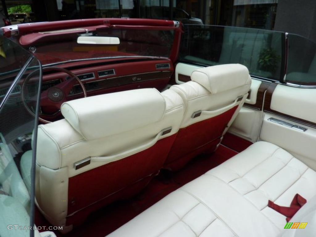 White Interior 1976 Cadillac Eldorado Convertible Photo #49420411
