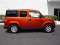 2011 Citrus Fire Metallic Honda Element EX  photo #2