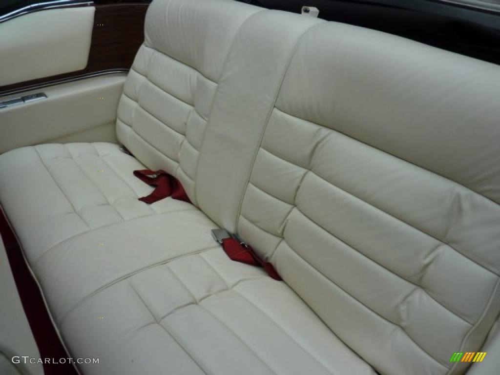 White Interior 1976 Cadillac Eldorado Convertible Photo #49420441