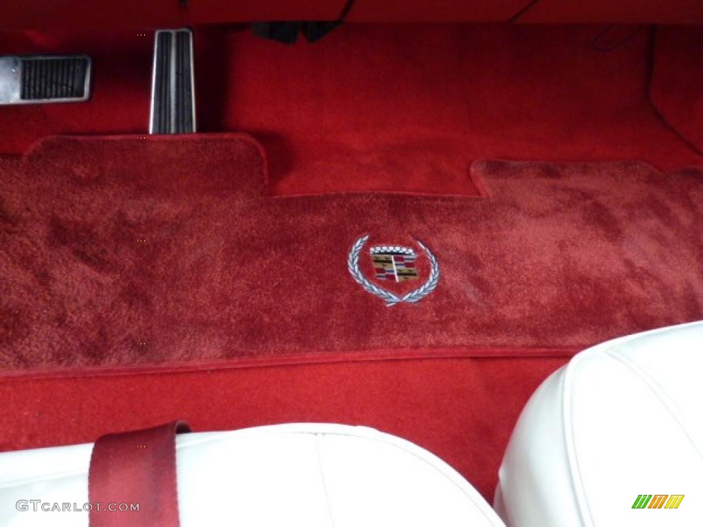 White Interior 1976 Cadillac Eldorado Convertible Photo #49420666